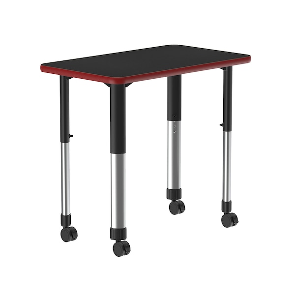 TFL Collaborative Desk - Casters - Rec